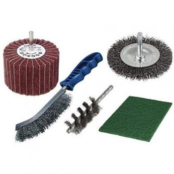 wolfcraft Juego de tratamiento de metales de 5 pzas. I 5641000