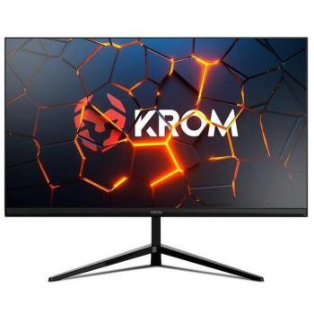 Monitor Gaming Krom Kertz 24 LED RGB Full HD 1920x1080 200Hz 1ms HDR AMD Freesync & NVIDIA G-Sync VESA 75x75 Low Blue Light/Flicker Free HDMI Display