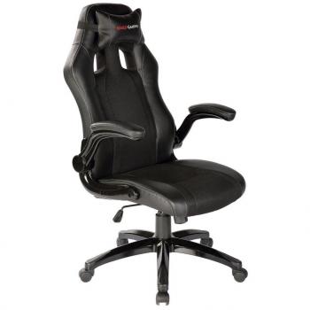 Silla Gamer Mars Gaming MGC2BK Acolchada, Regulable y Ajustable en Negro Completo