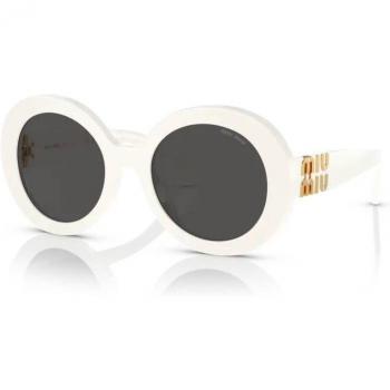Miu Miu MU11YS Asian Fit 1425S0 Women’s Sunglasses White Size 55