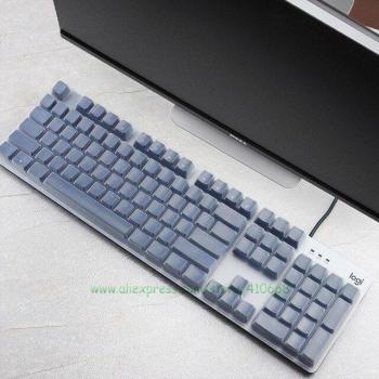 Funda de Silicona Impermeable Transparente para Teclado Mecánico Logitech K845 - Protector de Piel Inalámbrico para Llave de Ordenador US
