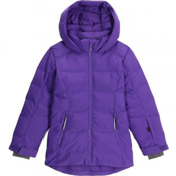 Chaqueta de Esquí Sintética Zadie para Niños - Destello Púrpura, 10 Años