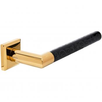 Pomdor - Toallero derecho timeless pvd oro 24 - negro deco heritage