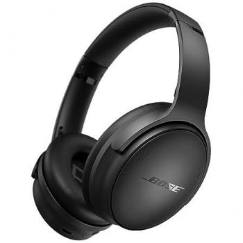 Auriculares Inalámbricos Bose QuietComfort SC con Cancelación de Ruido, Bluetooth, 24 Horas de Autonomía y Estuche Blando, Negros