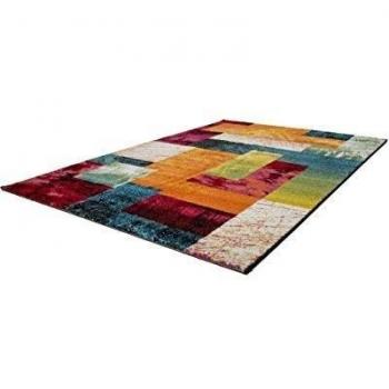 Alfombra diseño moderno salón oveja habitaciones Esprit Patchwork Multicolor, multicolor, 120 cm_x_170 cm