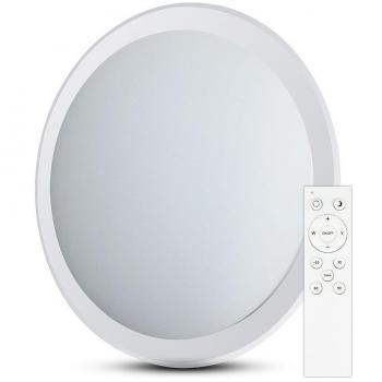 Plafoniera LED Redonda 3 en 1 72W con Control Remoto, Cambia Color y Regulable - Efecto Cielo Estrellado