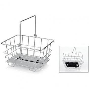 XLC Cesta de 2502120100 Cesta, Plata, 50 x 30 x 20 cm