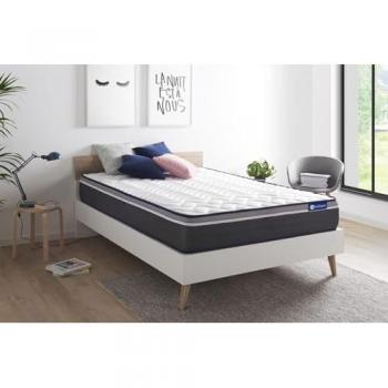 Colchón Actilatex Plus 133x183cm - Espesor 26cm - Látice y Memory Foam - Muy Firme - 7 Zonas de Confort