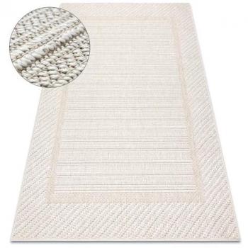 Alfombra Jersey Boho Beige 120x170 cm - Estructural, Marco, Bucle para Interior y Exterior