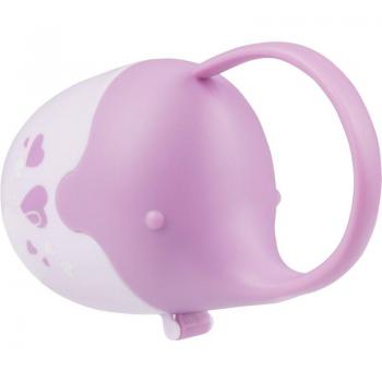 Babyono Caja portachupetes Elefante con diseño de elefante, material seguro para bebés, fácil de transportar, ideal para mantener chupetes limpios y organizados
