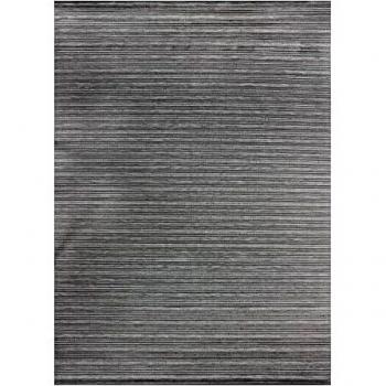 Alfombra Brillante y Escarchada para Interior y Exterior - 160 x 230 cm - Gris Plateado