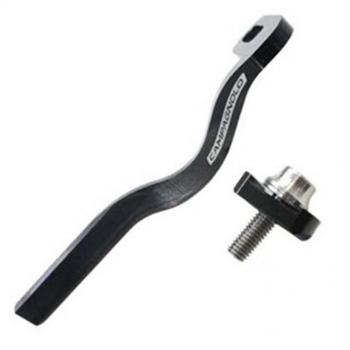 Campagnolo Record - Protector de Cadena para desviador Delantero Soldado, de Color Negro