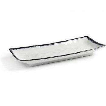 LACOR 63944 - Fuente rectangular de melamina libre de BPA, 28'6x12'7x3'4 cm