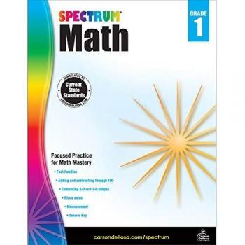 Spectrum Math Workbook, Grade 1
