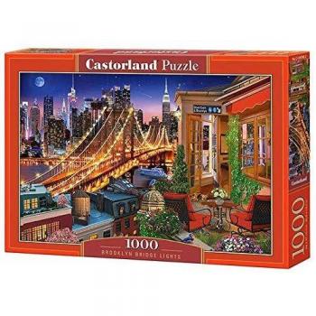 Puzzle Luces del Puente de Brooklyn - 1000 Piezas Castorland