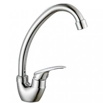 Grifo de Cocina Monomando con Caño Giratorio y Montura Cerámica Modelo Cala