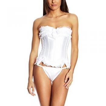 Intimax corsets lencería y moda Freya Corsé, Blanco, L para Mujer