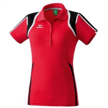 erima Razor Line - Polo para Mujer, tamaño 34, Color Rojo/Negro/Blanco