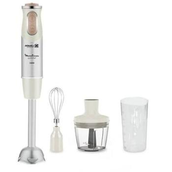Batidora de Mano Moulinex DD655A10 1000W 10 Velocidades con Picadora, Varillas y Vaso Medidor