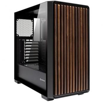 Caja ATX UNYKAch Revelat Madeira Black, Cristal Templado, USB 3.0/Type-C, Soporte GPU hasta 425mm, Refrigeración Líquida hasta 360mm