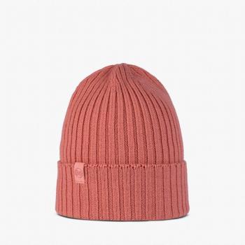 Gorro unisex Buff Merino Wool Knit Norval Cinnamon Rosa Anaranjado