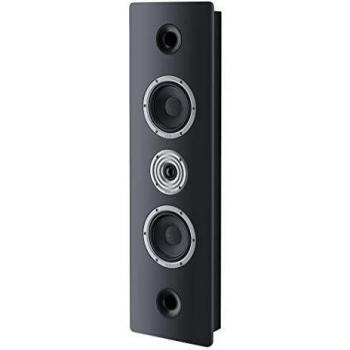 Heco Ambient 44 F - Altavoz de pared 2 vías bass reflex, color negro satinado