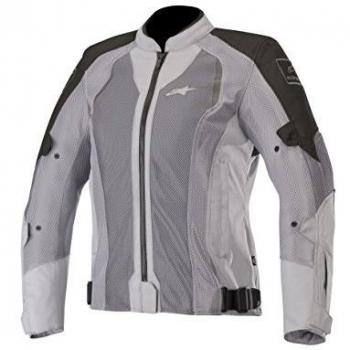 Alpinestars Chaquetas de moto Stella Wake Air Jacket Negro Mid Gris, Negro/Gris, M