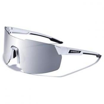 Gafas de sol unisex D.Franklin Tsunami con montura de policarbonato dorada y cristales Silver Revo protección UV