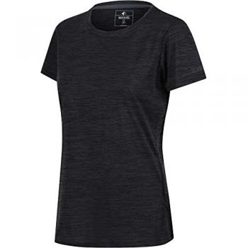 Regatta Women's Fingal Edition Black Wicking Jersey T-Shirt Size M