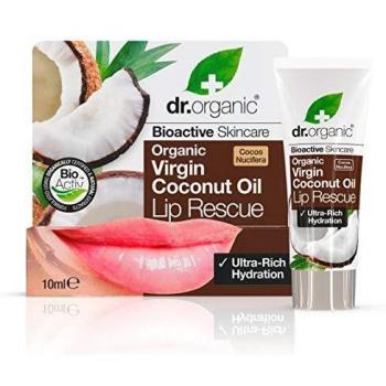 DR ORGANIC Virgin Coconut Oil Lip Rescue, 10 ml