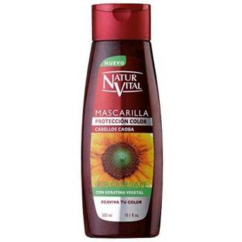 NaturVital Naturaleza Y Vida Mascarilla Coloursafe, Caoba, Femenina, 300 ml