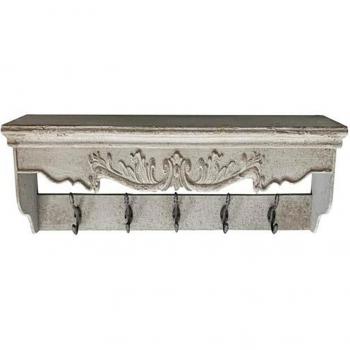 Perchero de Pared Abeto Metal Vintage 85 x 18 x 25 cm