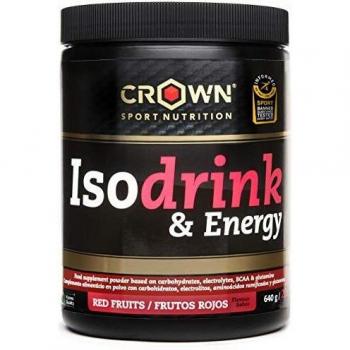 Isodrink & Energy Frutos Rojos Suplemento Deportivo en Polvo 640g
