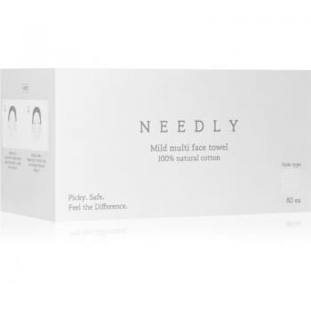 NEEDLY Mild Cleansing Multi Face Towel, single-use, 80 pcs