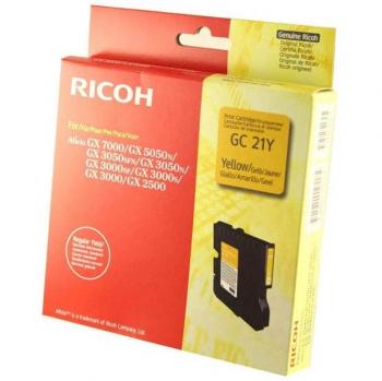 Cartucho de Tinta Amarilla Ricoh GC21Y - 405535