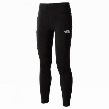 Malla larga The North Face Movmynt Tight Femenino Negro - XS, diseño ajustado, tela elástica y transpirable, ideal para actividades al aire libre, cintura elástica con cordón, bolsillo oculto para llaves