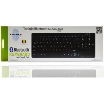 Teclado Bluetooth con TouchPad KL Tech KTB28 en Negro