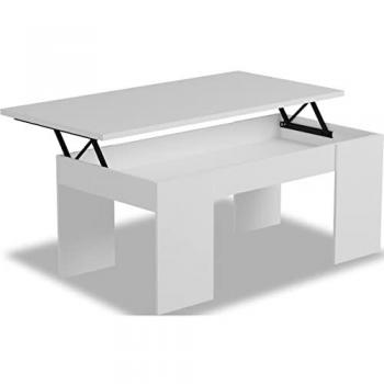 Mesa de centro 'Diana' - 102 x 50 x 43 cm - Blanco