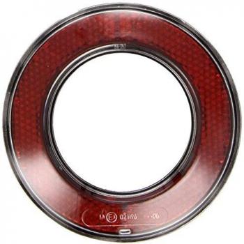 HELLA 8RA 008 405-001 Reflector - Color de tulipa: rojo - anular - Montaje/Conexión roscada - para fijación horizontal - Atrás izquierda/Atrás derecha - Cant.: 1