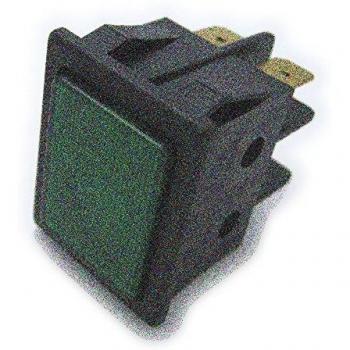 Electro dh 11.405.SL/NV - Piloto luminoso empotrable, con difusor de color Verde y conexión mediante terminales faston de 6.3mm
