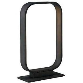Lámpara de Mesa LED Integrada Moka 26 cm, Color Marrón, 4000K, 5W, 420Lm