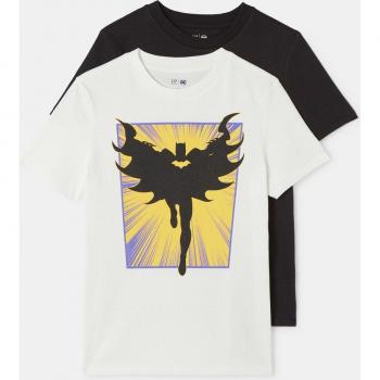 Pack de 2 camisetas de niño con estampado de Súper Héroes