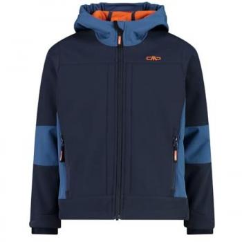 CMP Chaqueta Softshell para Niño con Capucha Fija Marino (152)