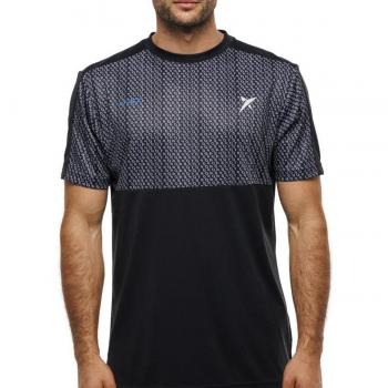Camiseta Drop Shot Tech Ancor JMD para hombre de manga corta en color negro