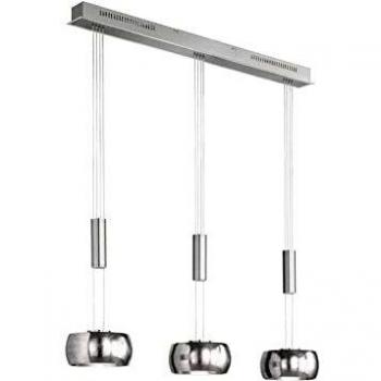 Lámpara Colgante LED Colette 3 Luces Cromo/Níquel 2700K