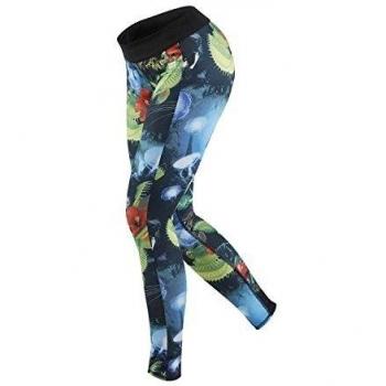 Reebok Rcf Rev Chase Tight Mallas, Mujer, Negro, L