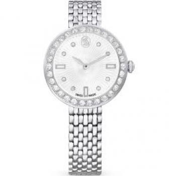 Swarovski Certa Silver Crystal Watch 5673022 - Swiss Made, Metal bracelet, Silver tone, Stainless steel