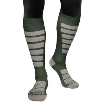 Calcetines Unisex para Snowboard y Esquí Aoraki Verde Militar Siroko
