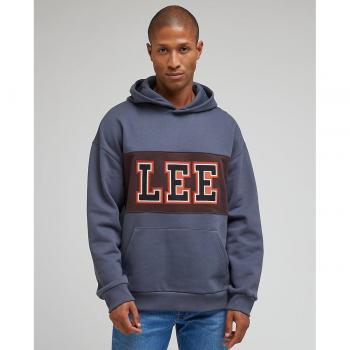 Sudadera de hombre Lee Seasonal Hoodie en color azul con capucha