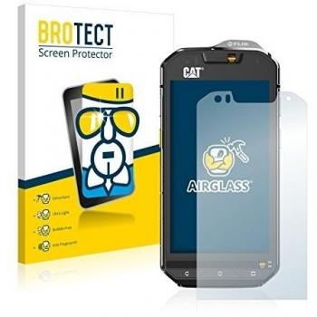 BROTECT Protector Pantalla Cristal Compatible con Caterpillar Cat S60 Protector Pantalla Vidrio - Dureza Extrema, Anti-Huellas, AirGlass